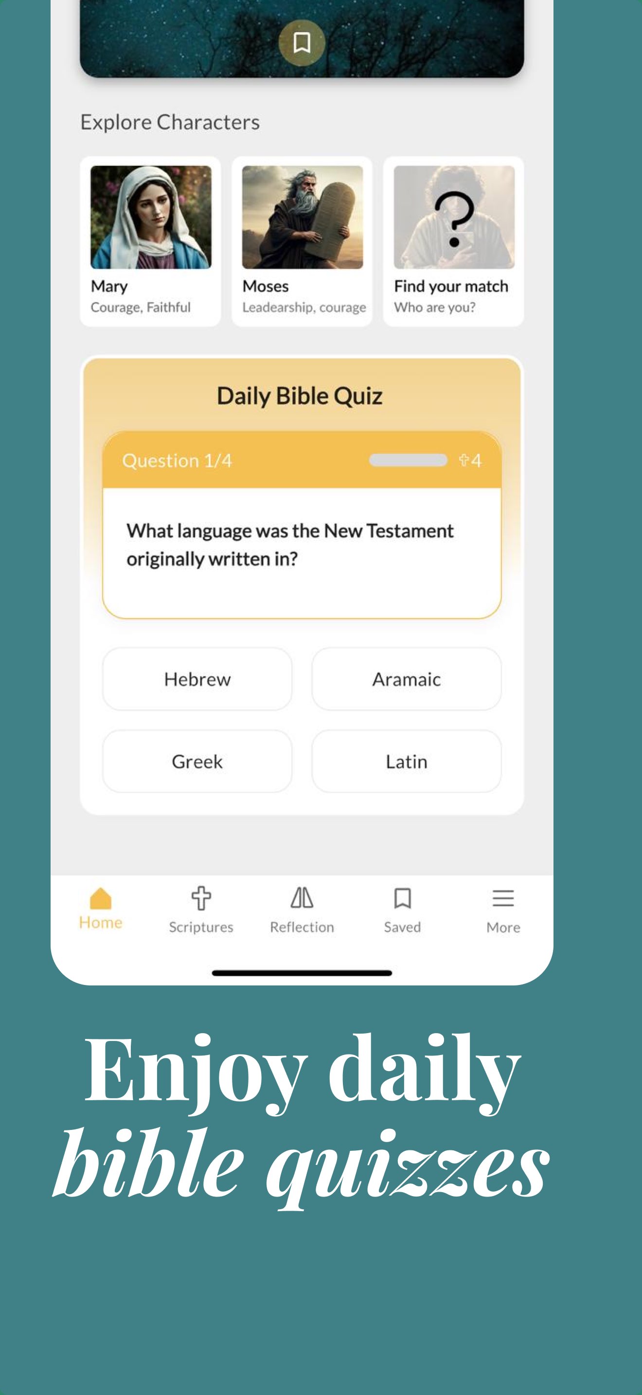 Scripture Mirror companion features